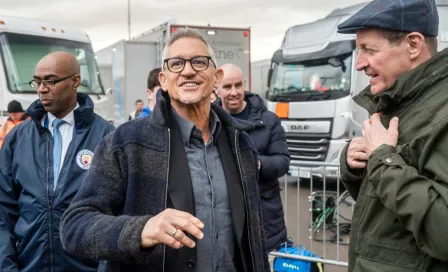 Lineker regresó a la BBC para la transmisión del juego de FA Cup