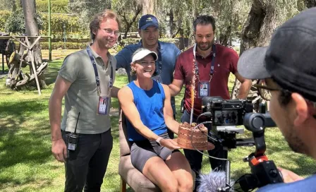 Marcela Zacarías celebró su cumpleaños en el Abierto de San Luis