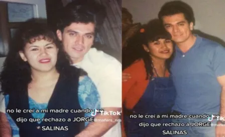 Usuaria de Tik Tok comparte imágenes del actor Jorge Salinas cuando pretendió a su madre