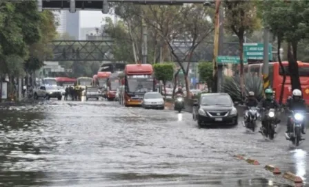 CDMX azotada por lluvia y granizo; se activan alertas en el área metropolitana