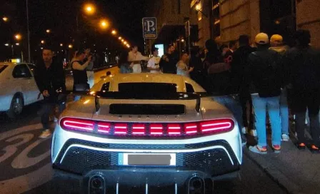 Cristiano Ronaldo fue captado en su Bugatti de más de 10 millones de dólares por Madrid