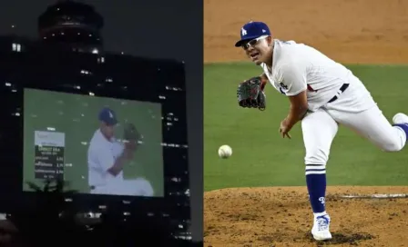 MLB: Apertura de Julio Urías de Opening Day es proyectada en pantalla gigante del WTC en CDMX