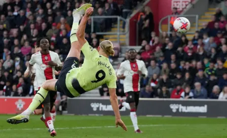 Haaland regaló una joya de gol en goleada del Manchester City en Premier League