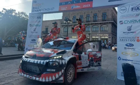 Ricardo Cordero se anotó la victoria del Rally 1000 en San Luis Potosi