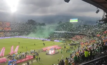 Partido entre Atlético Nacional y América de Cali es suspendido por distubios en el estadio