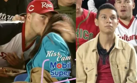 Kiss Cam: Mujer ‘desprecia’ a amigo y opta por besar a desconocido en juego de Sultanes