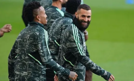 Karim Benzema ya regresó a entrenar con el Real Madrid 