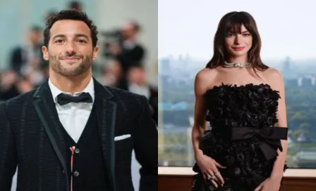 Anne Hathaway sorprende a Daniel Ricciardo en el Met Gala: 'Soy gran fan de la F1'