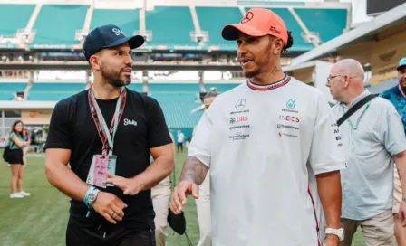 Kun Agüero se declara fan de Lewis Hamilton: 'No es fácil mantenerse en el alto nivel'