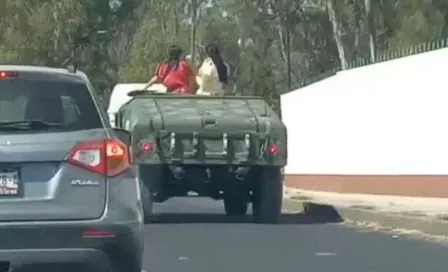 Lo que se sabe de las ‘quinceañeras’ que usaron un vehículo militar de Sedena como limusina