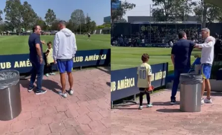 América: Cuauhtémoc Blanco visitó Coapa y deseó suerte al 'Tano' en la Liguilla