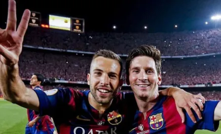 Leo Messi dedicó emotivo a Jordi Alba por su salida del Barcelona