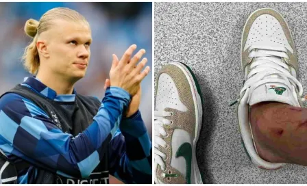 ¡Hermano, ya eres mexicano! Erling Haaland presume sus tenis de Jarritos