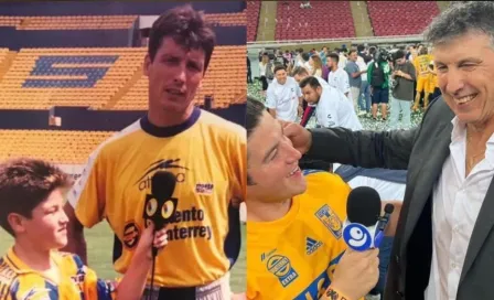 Samuel García recrea fotografía con Robert Siboldi tras el campeonato de Tigres ante Chivas