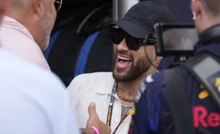 Neymar convivió con los pilotos de F1 en el primer día del GP de España