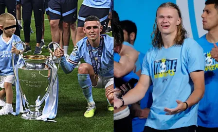 Hijo de Phil Foden confunde a Erling Haaland: 'Pensé que eras una mujer'