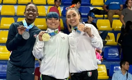 Alexa Moreno gana la medalla de oro en el salto de caballo del JCC 2023