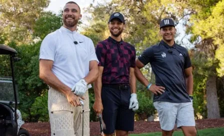 Patrick Mahomes y Travis Kelce vencieron a Steph Curry y Klay Thompson en duelo de golf