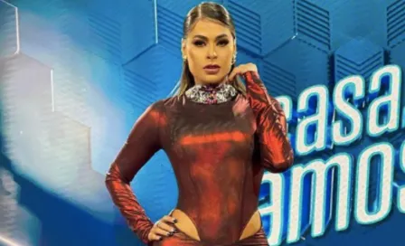 Galilea Montijo y el pegado jumpsuit rojo que estrenó en la gala de La Casa de los Famosos