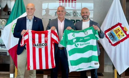 Presidente del municipio de Torreón recibe a la directiva del Sporting de Gijón