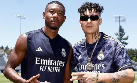 ¡Invitado de lujo! Real Madrid presume la visita del rapero mexicano el 'Alemán'