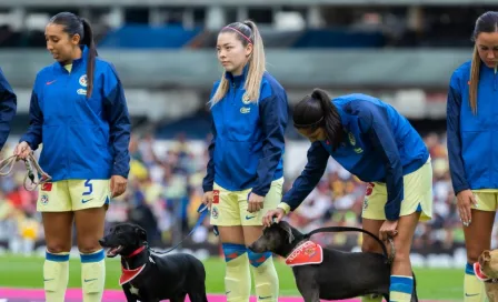 América y Santos Femenil promueven la adopción de perros previo a su partido 