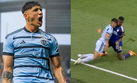 ¡Perdió la cordura! Alan Pulido fue expulsado tras dar un cabezazo a jugador de Cincinnati