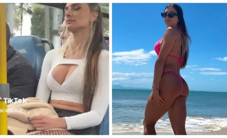 Descubren OnlyFans de modelo que se hizo viral por viajar en transporte público 