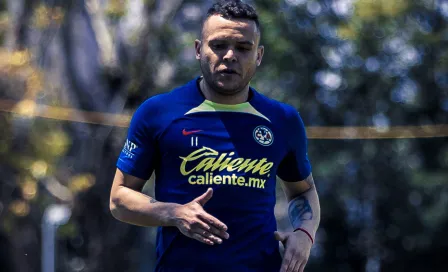 América: 'Cabecita' Rodríguez comenzó rehabilitación en cancha