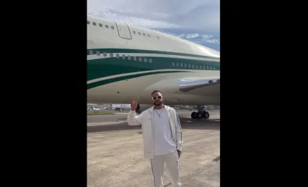 ¡Vaya lujito! Neymar llega a Arabia Saudita en extravagante avión de 500 millones de euros