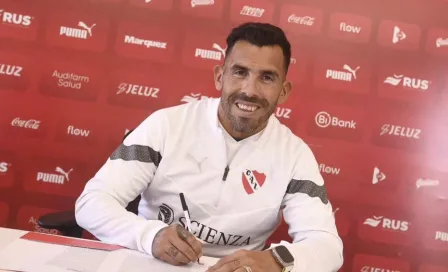 Carlos Tevez recordó a Maradona en su presentación como técnico de Independiente