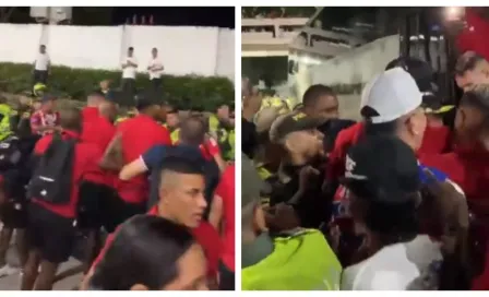 Jugadores del América de Cali pelearon con la Policía de Barranquilla  tras caer ante Junior