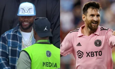 Floyd Mayweather se dio cita en la casa del Inter Miami para ver a Lionel Messi