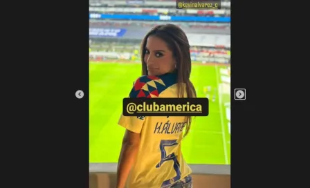 Anitta presume playera de Kevin Álvarez y asiste al Azteca para apoyar al América