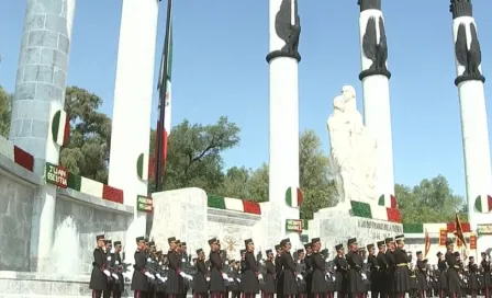 Niños Héroes: Conmemoran 176 aniversario de la defensa del Castillo de Chapultepec