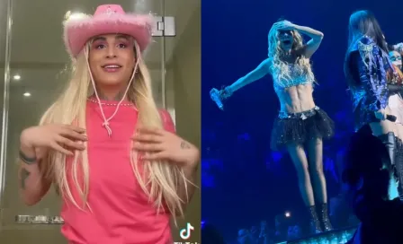 Kunno sorprende a Anahí al ir vestido de Mía Colucci en concierto de RBD en Las Vegas