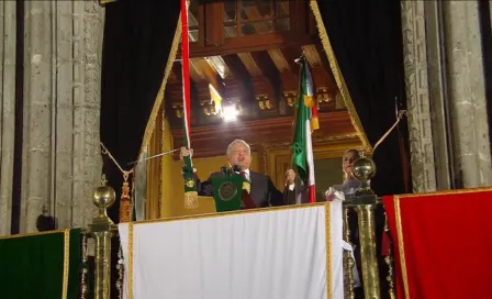 AMLO da su penúltimo Grito de Independencia en Palacio Nacional: 'Viva el amor'