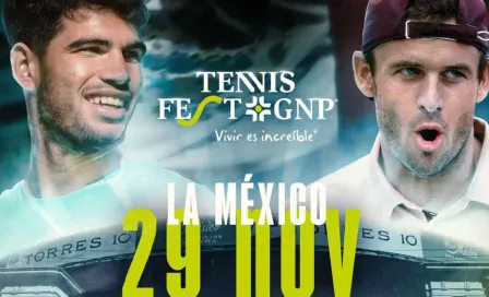 Tennis Fest GNP: Carlos Alcaraz enfrentará a Tommy Paul en la Ciudad de México