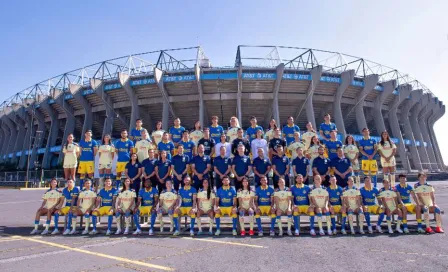 América se tomó la foto oficial del Apertura 2023 con su equipo varonil y femenil 