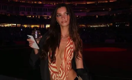 ¡Emily Ratajkowski en transparencia! La modelo sorprendió con atrevido outfit en NY