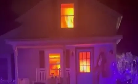 Decoración de Halloween confunde a bomberos y causa falsa alerta de incendio en NY