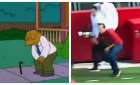 ¡Como en Los Simpson! Fotógrafo es golpeado en la ingle por un balón de futbol americano 