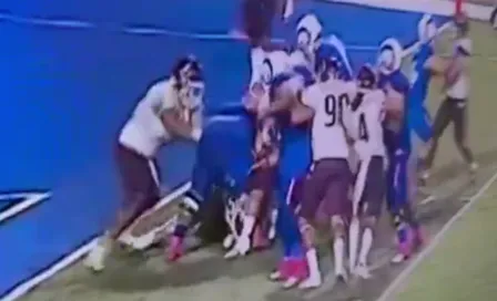 ¡Se armó la campal en la ONEFA! Jugador de Burros Blancos 'descontó' a su rival de Borregos