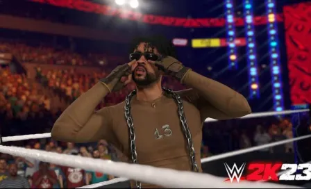 Bad Bunny aparece como un nuevo personaje en el WWE 2K23