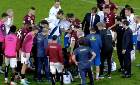 ¡Drama en la Serie A! Jugador del Torino se desplomó y quedó inconsciente en pleno partido