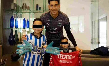 Esteban Andrada convivió con niño que aventaron en el estadio de Rayados