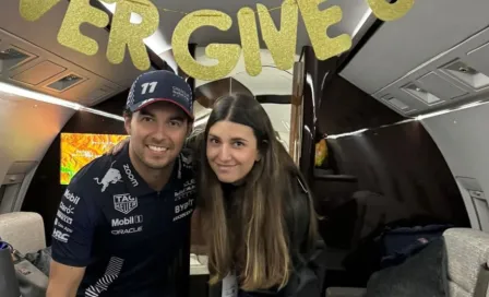 ¡Qué detalle! Checo Pérez recibe sorpresa de su esposa tras obtener el subcampeonato 