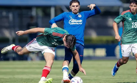 Diego Valdés regresó con América en empate ante el Tri Sub 23