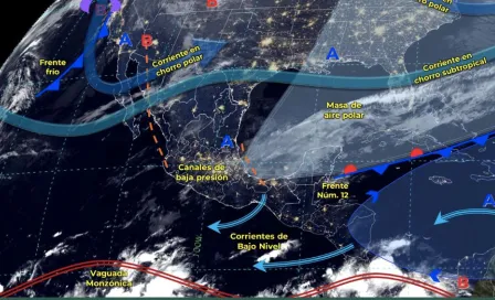 Servicio Meteorológico Nacional confirmó la entrada del frente frío Nº 13