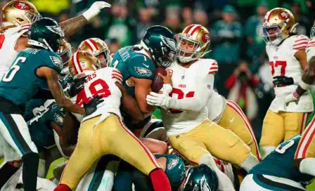 NFL: Los ánimos se encendieron entre los 49ers y los Eagles durante el calentamiento